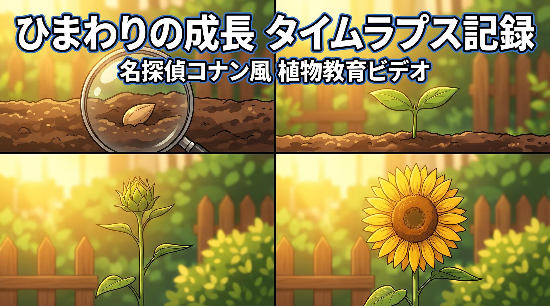 国产视频植物视频-向日葵生长延时